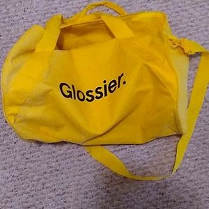 Glossier Sunny Yellow Duffel Bag